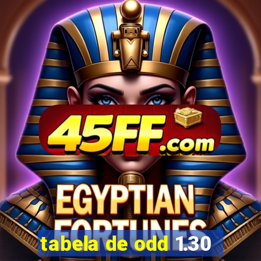 tabela de odd 1.30
